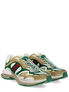 Gucci Men's Suede Sneaker White, view 2