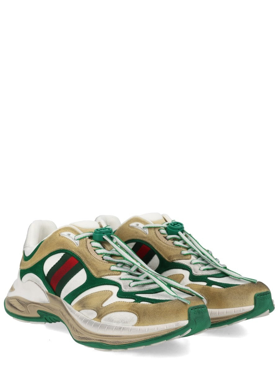 Gucci Men's Suede Sneaker White