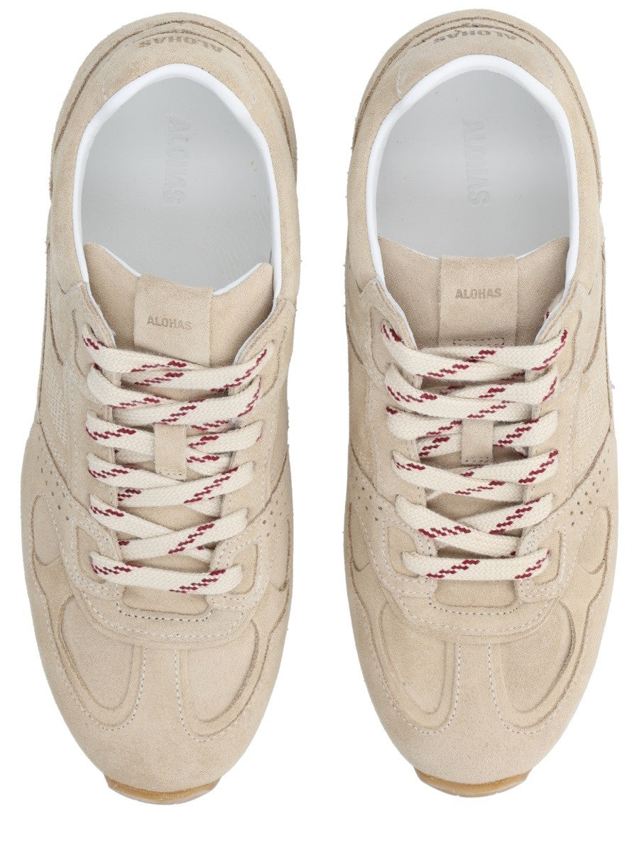 Alohas Women's Suede Sneaker Beige