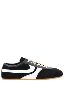 Dries Van Noten Men's Suede Sneaker Black