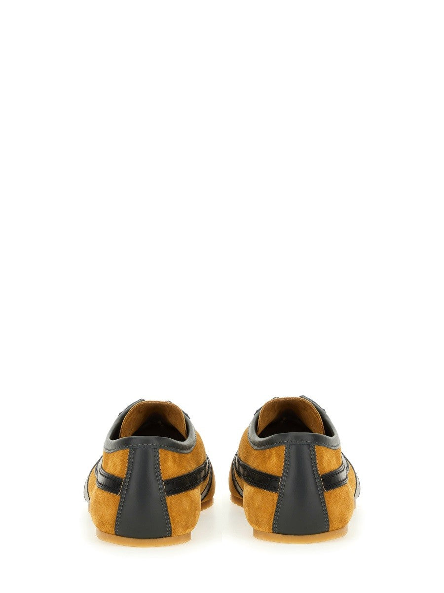 Dries Van Noten Men's Suede Sneaker Multicolor