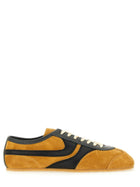 Dries Van Noten Men's Suede Sneaker Multicolor
