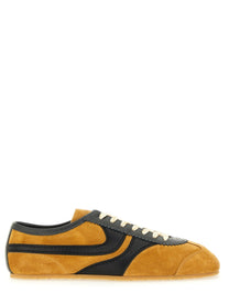 Dries Van Noten Men's Suede Sneaker Multicolor