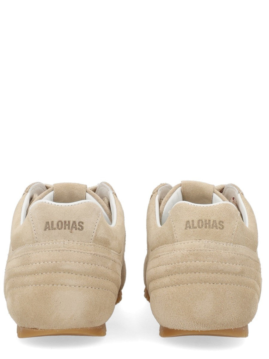 Alohas Women's Suede Sneaker Beige