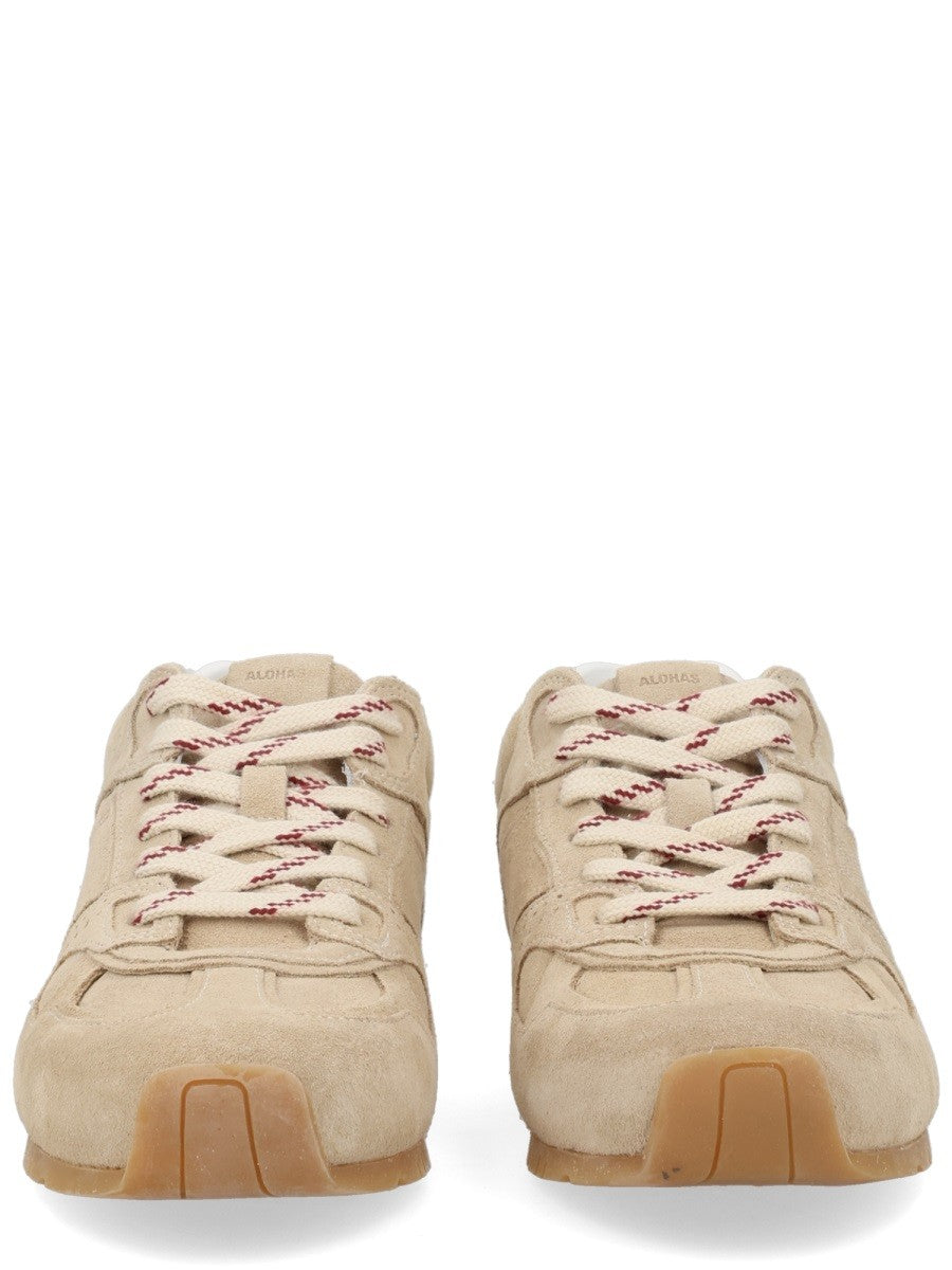 Alohas Women's Suede Sneaker Beige