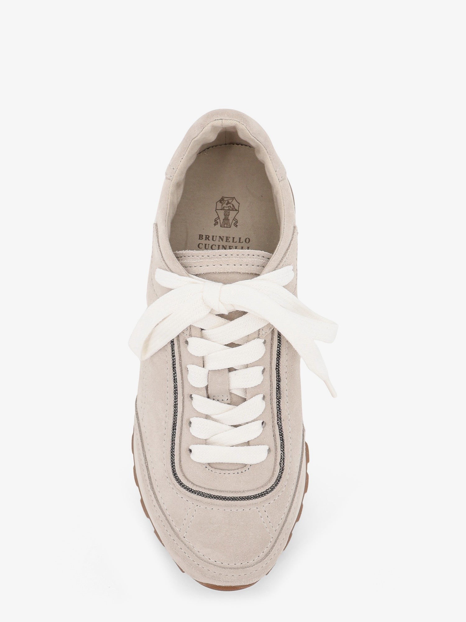 Brunello Cucinelli Women's Suede Sneakers QUARZO