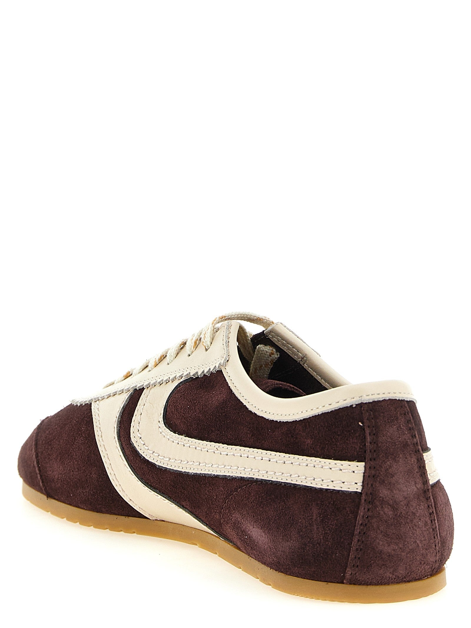 Dries Van Noten Suede Sneakers Red