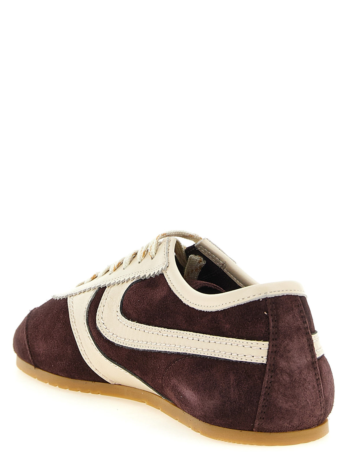 Dries Van Noten Suede Sneakers Red, view 3