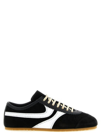 Dries Van Noten Suede Sneakers White