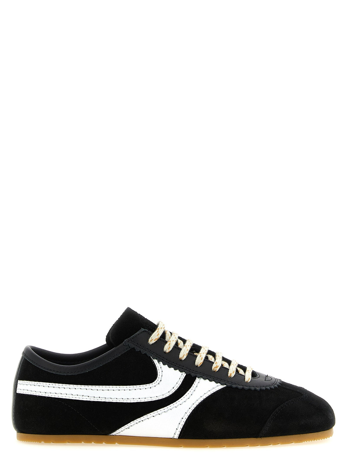 Dries Van Noten Suede Sneakers White
