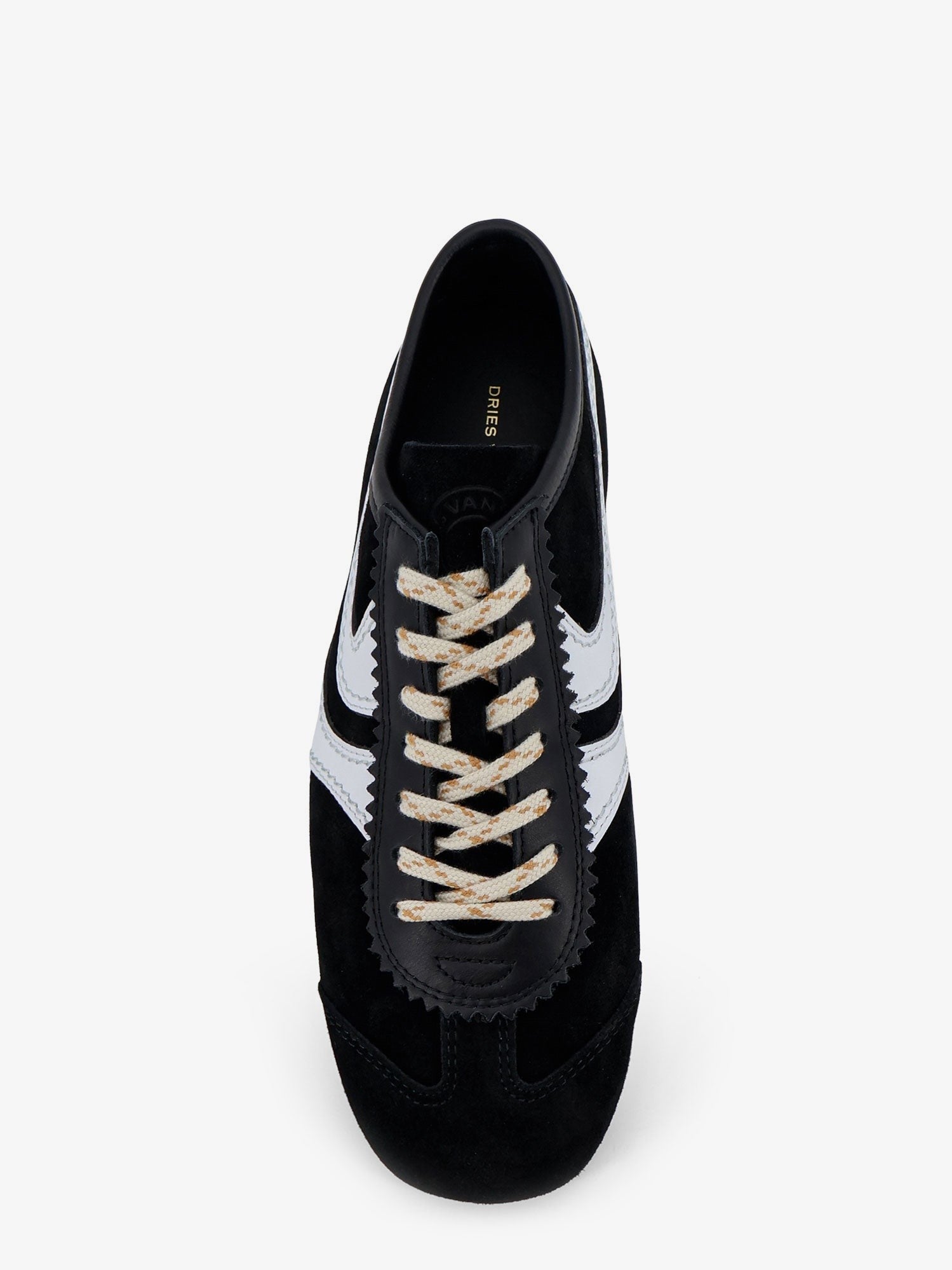 Dries Van Noten Women's Suede Sneakers Black