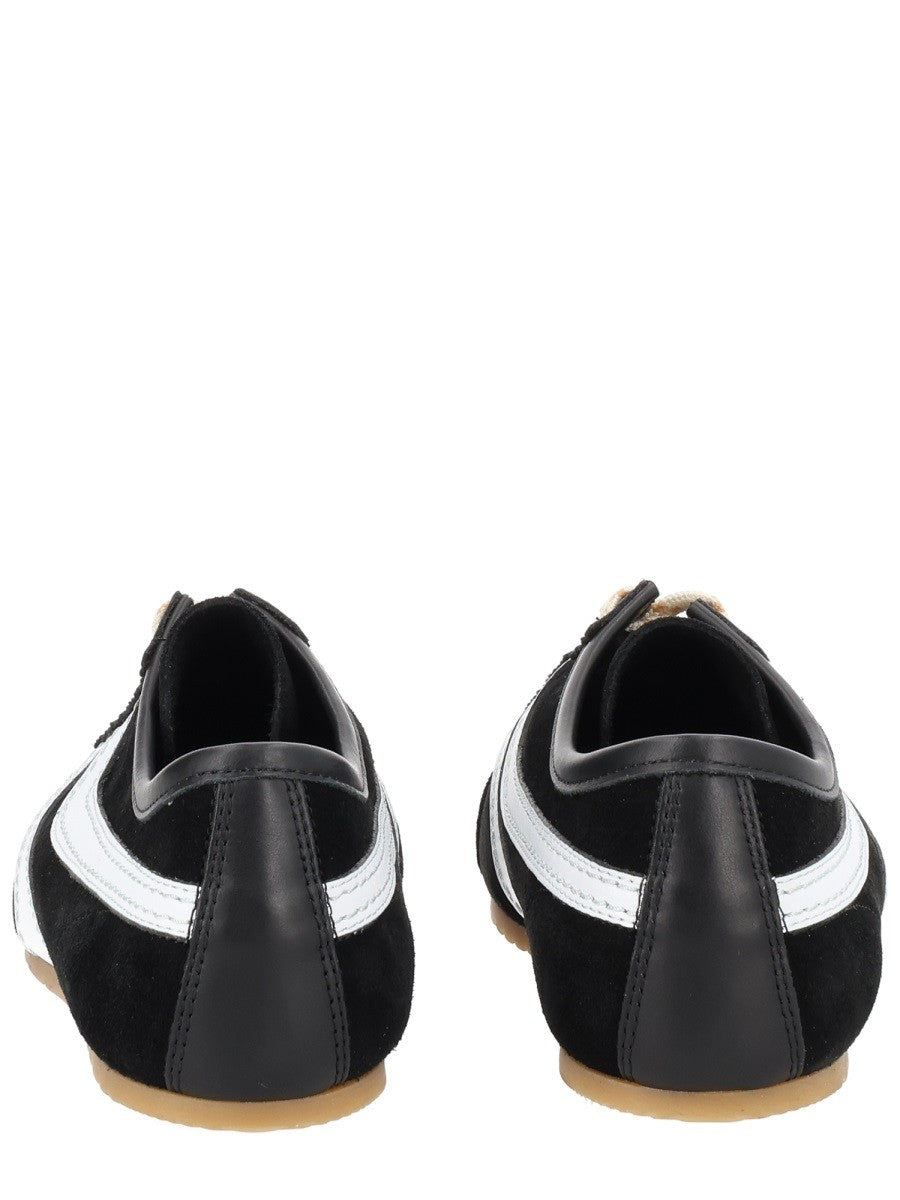 Dries Van Noten Women's Suede Sneakers Black