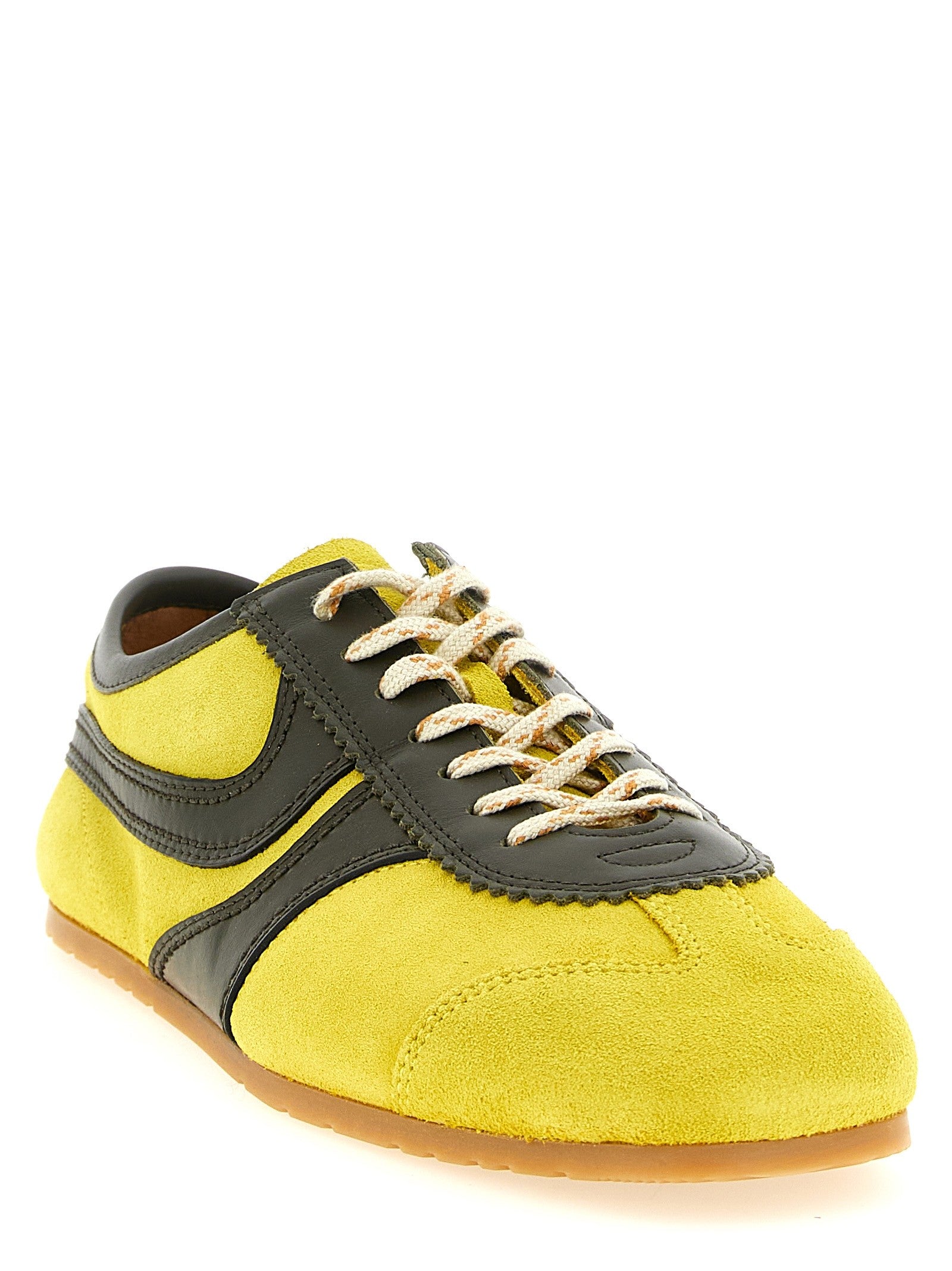 Dries Van Noten Suede Sneakers Yellow