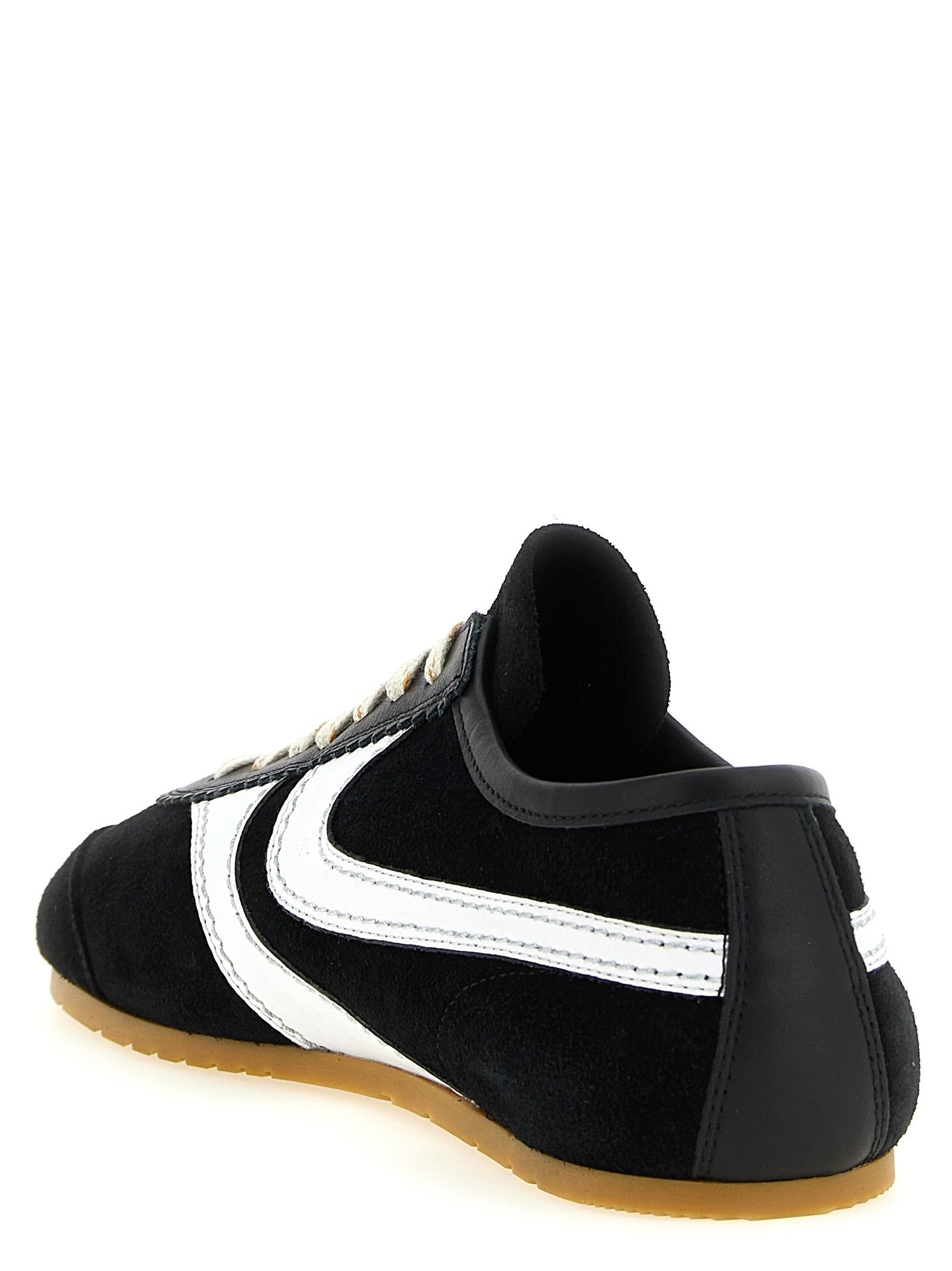 Dries Van Noten Suede Sneakers White