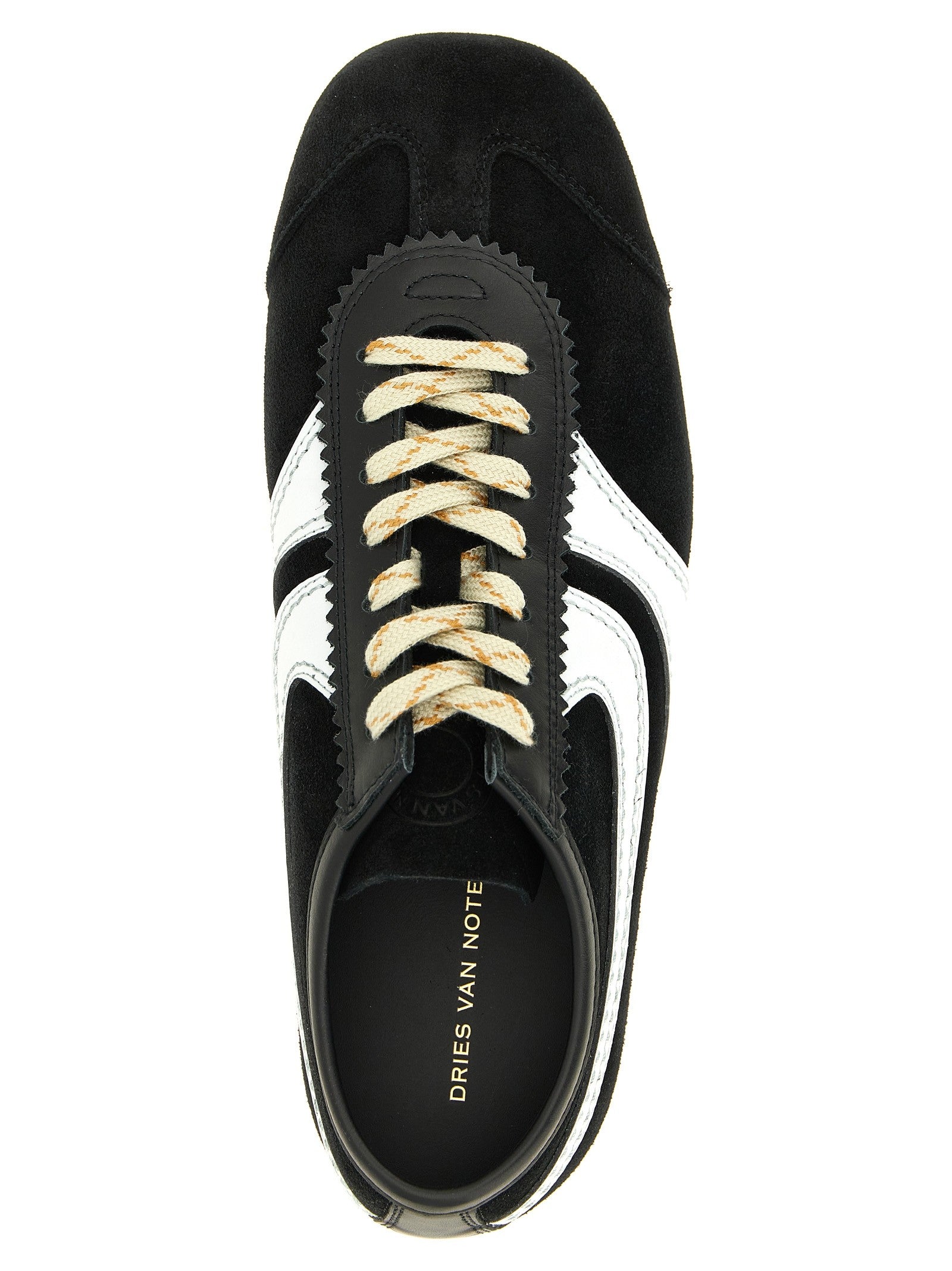 Dries Van Noten Suede Sneakers White