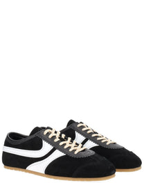 Dries Van Noten Women's Suede Sneakers Black