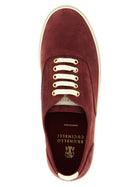 Brunello Cucinelli Suede Sneakers Red, view 4