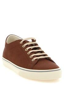 Brunello Cucinelli Suede Sneakers Brown