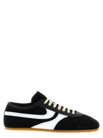 Dries Van Noten Suede Sneakers White