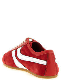 Dries Van Noten Suede Sneakers Red