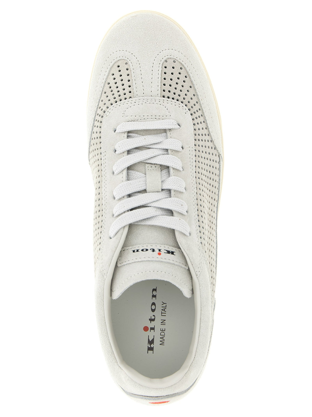 Kiton Suede Sneakers Grey, view 4