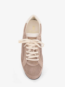 Brunello Cucinelli Men's Suede Sneakers Grey
