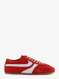 Dries Van Noten Women's Suede Sneakers Red