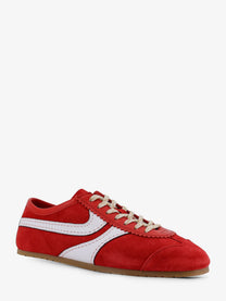 Dries Van Noten Women's Suede Sneakers Red
