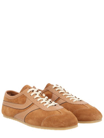 Dries Van Noten Women's Suede Sneakers Brown