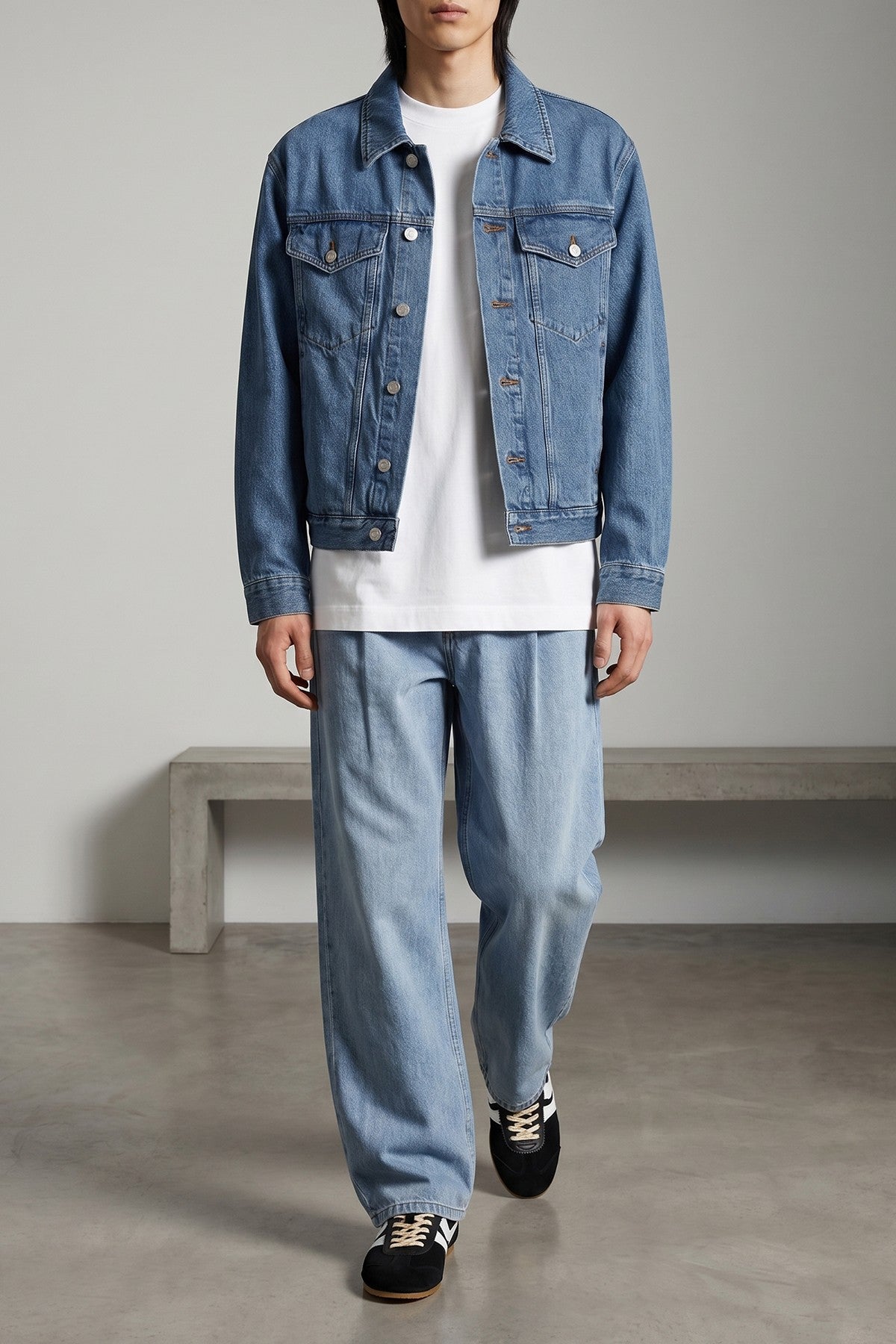 Dries Van Noten Suede Sneakers White, view 4