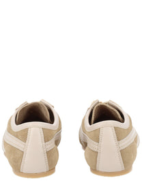 Dries Van Noten Women's Suede Sneakers Beige