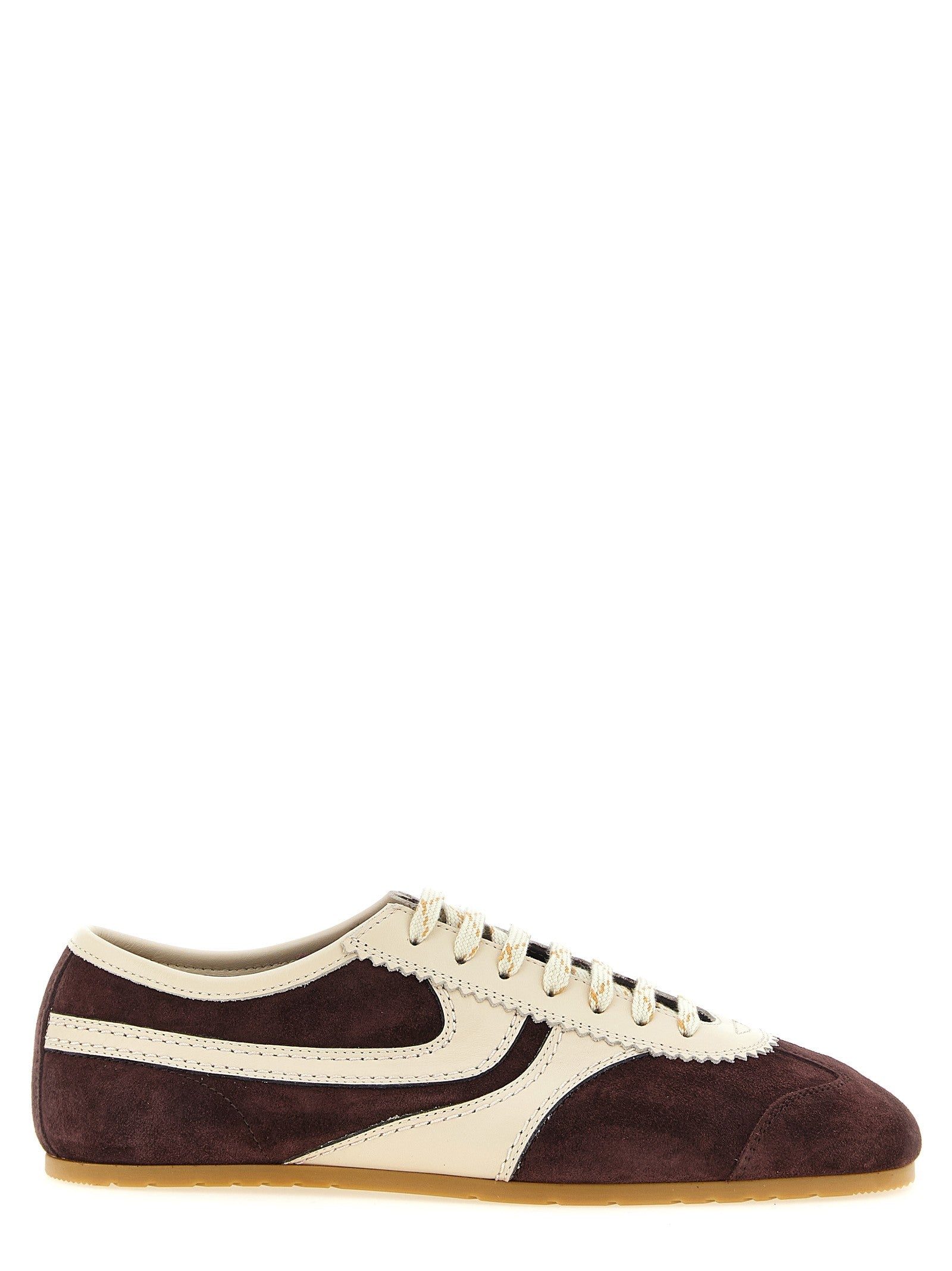 Dries Van Noten Suede Sneakers Red