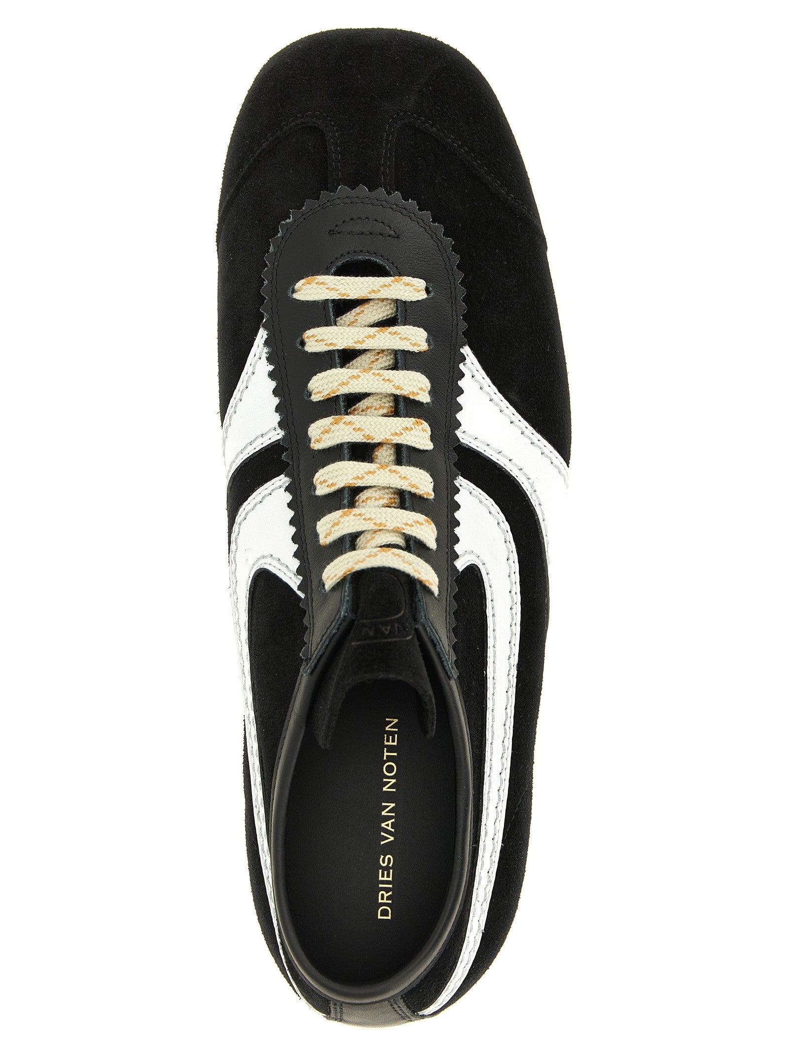 Dries Van Noten Suede Sneakers White