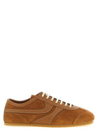 Dries Van Noten Suede Sneakers Brown