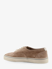 Brunello Cucinelli Men's Suede Sneakers Grey