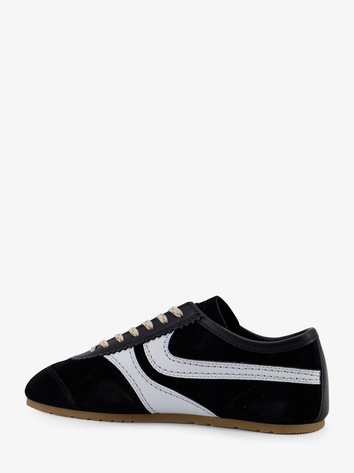 Dries Van Noten Women's Suede Sneakers Black