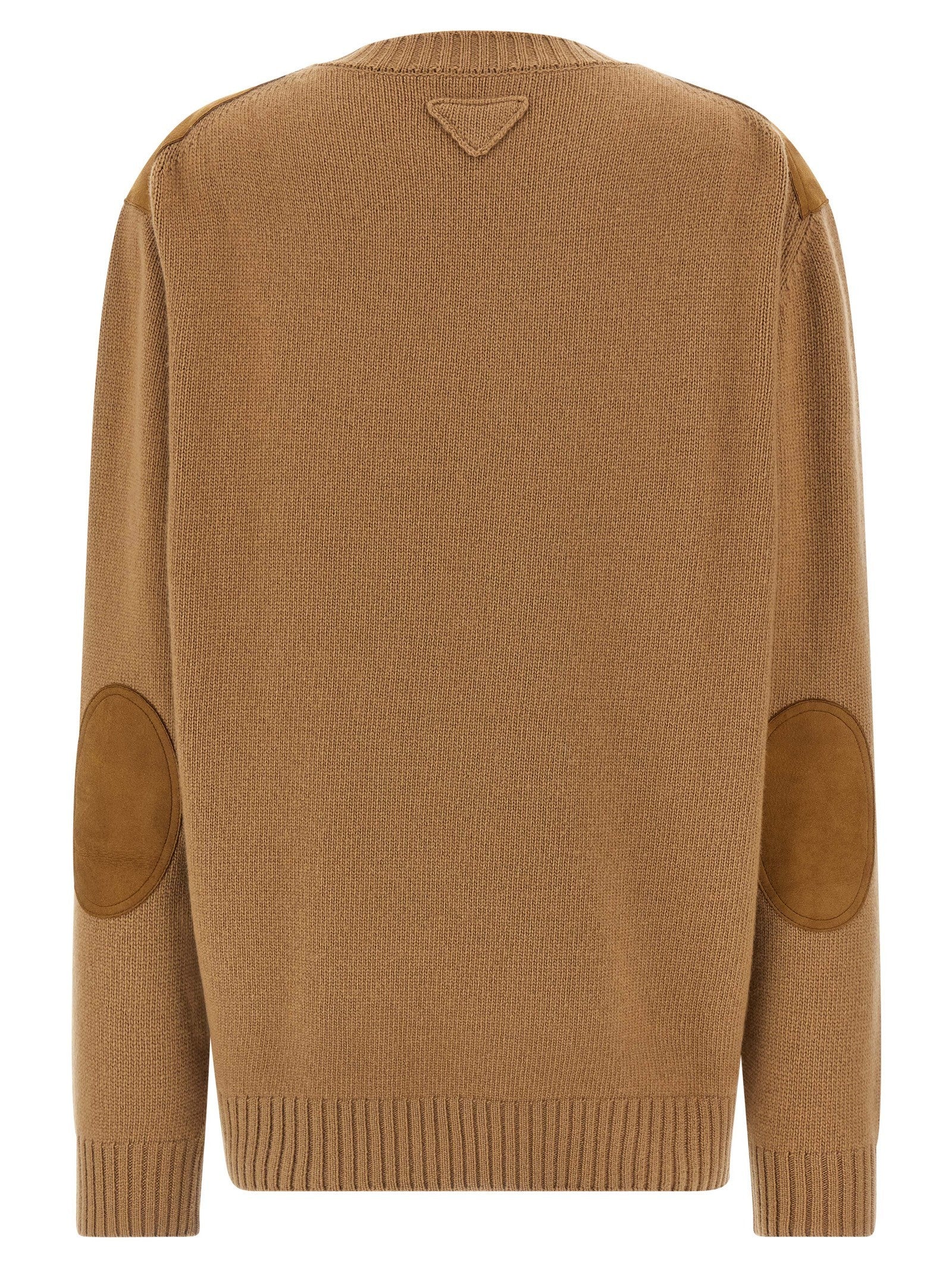 PRADA Suede Sweater Brown