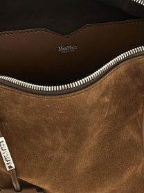 Max Mara Suede Top Case Brown