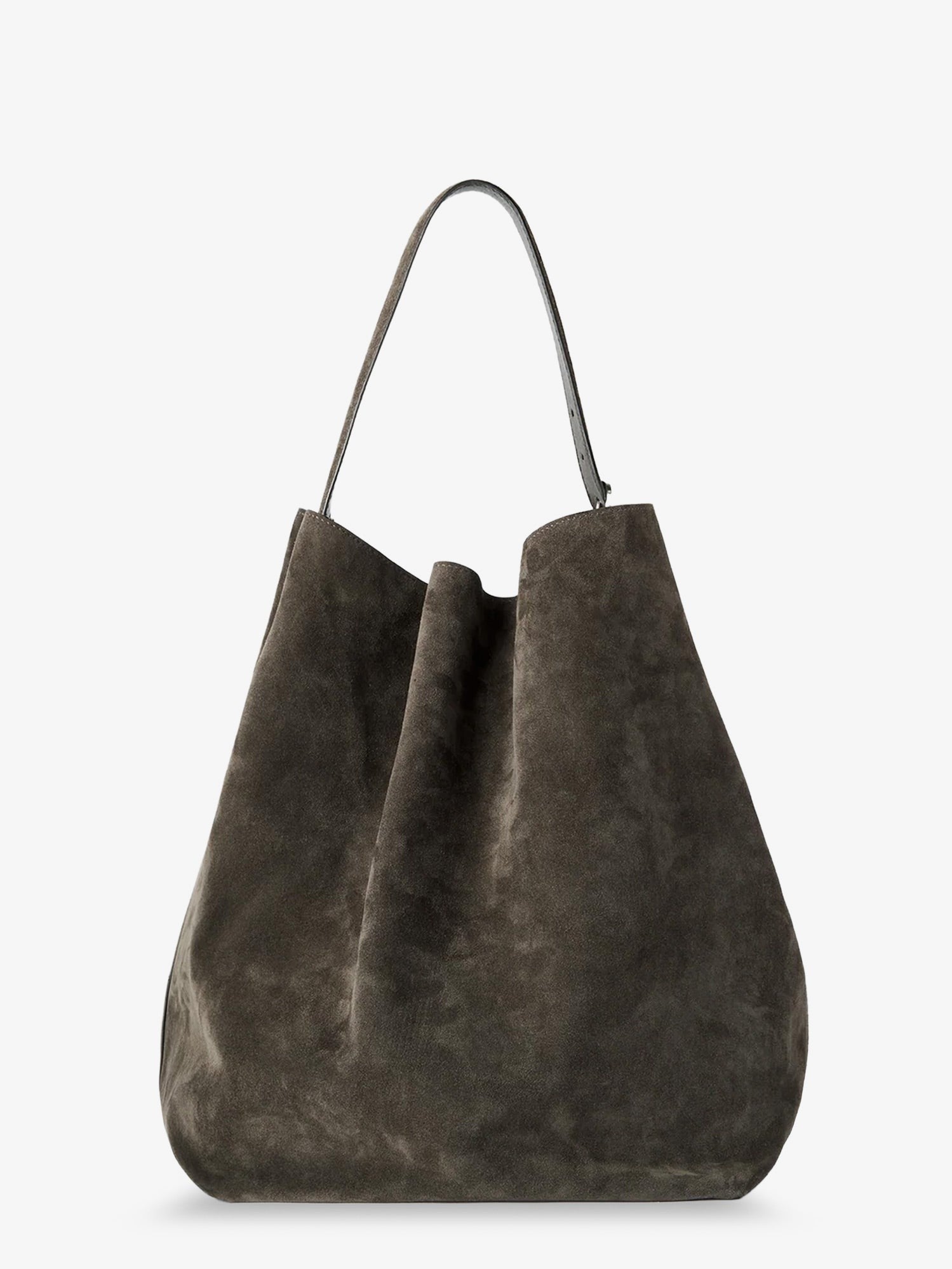 Toteme Women's Suede Tote Bag Grey