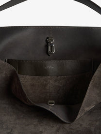 Toteme Women's Suede Tote Bag Grey