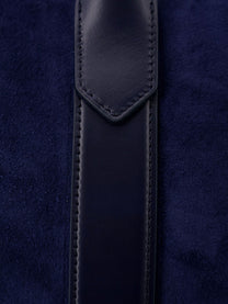 Tom Ford Men's Suede Travel Bag Blue
