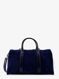 Tom Ford Men's Suede Travel Bag Blue