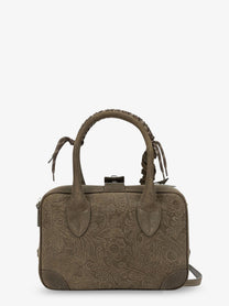 Golden Goose Women's Suede Vita Bag Crossbody Bag Green, view 2