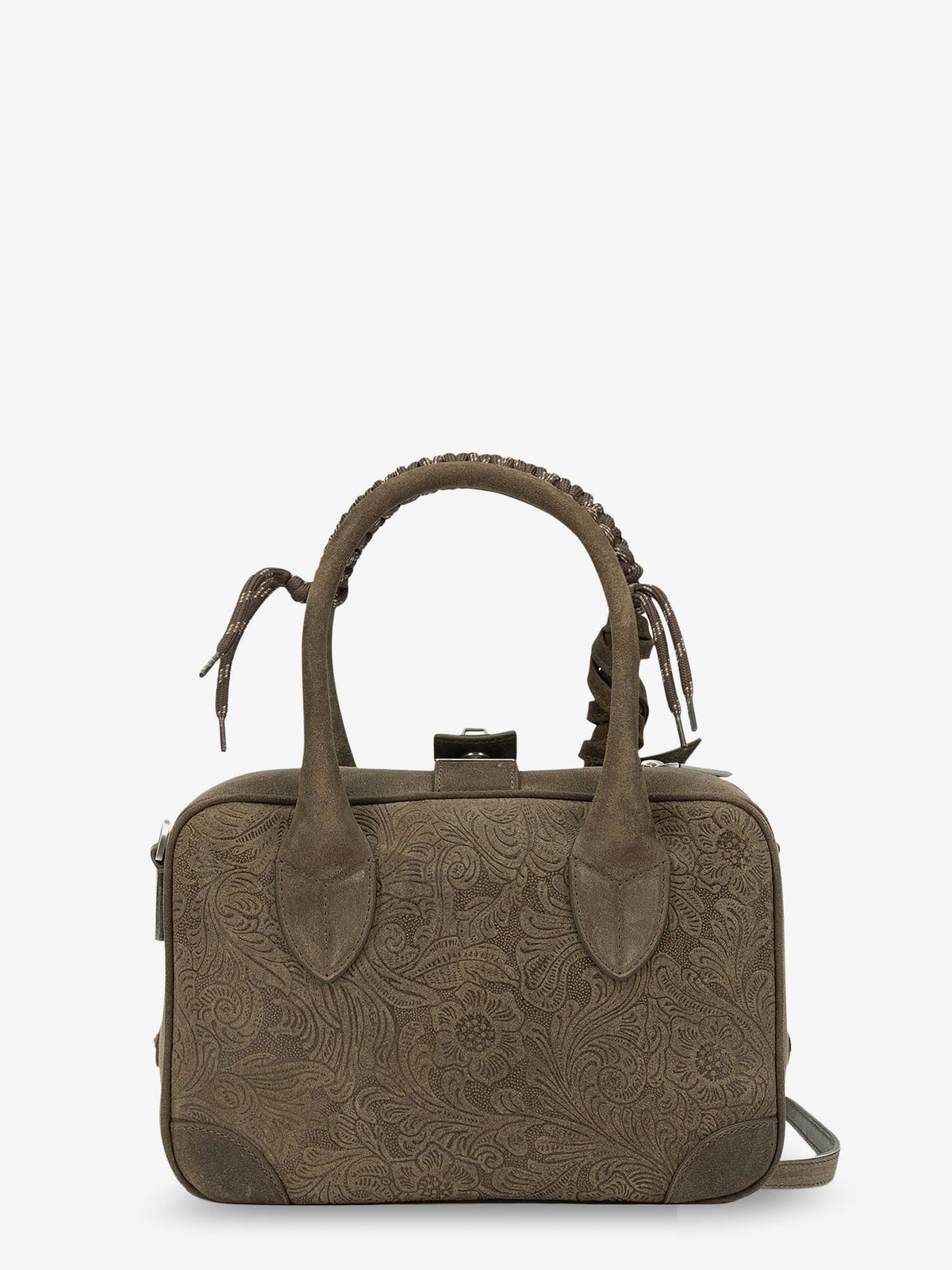 Golden Goose Women's Suede Vita Bag Crossbody Bag Green, view 2