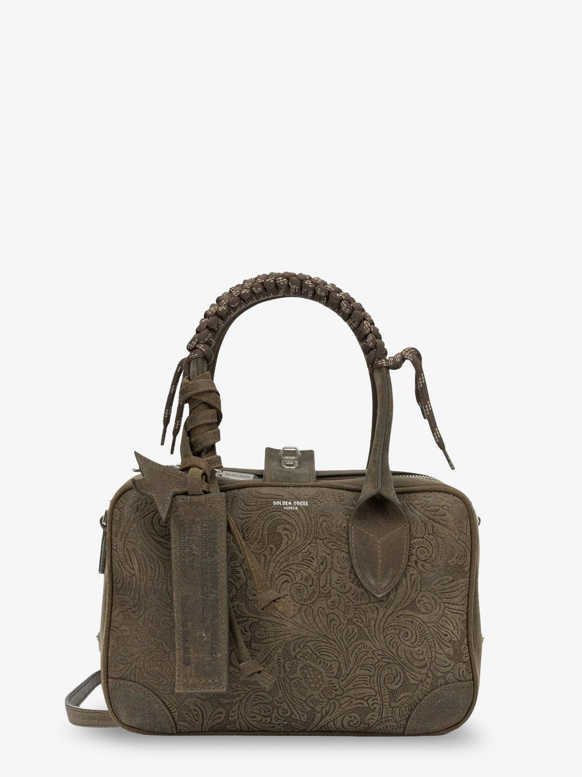 Golden Goose Women's Suede Vita Bag Crossbody Bag Green