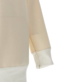 Sacai Suiting Bonding Mix Dress White