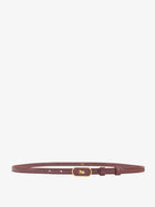 Celine Women's Sulky Taurillon Leather Belt Red