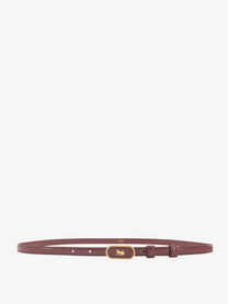 Celine Women's Sulky Taurillon Leather Belt Red