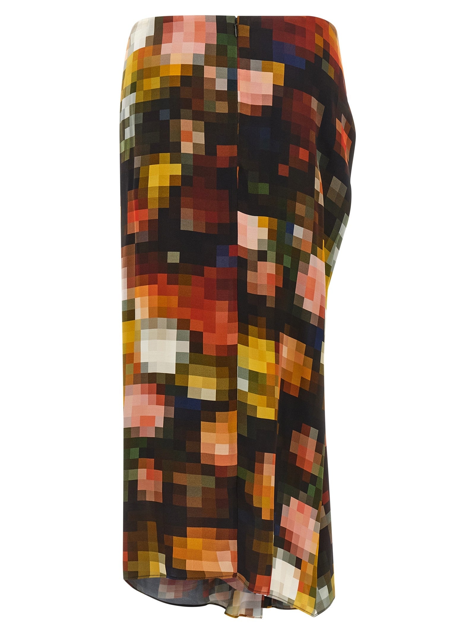 Dries Van Noten Suma Bis Draped Skirt Gold