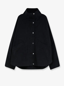 Toteme Women's Summer Cotton Blend Jacket Black